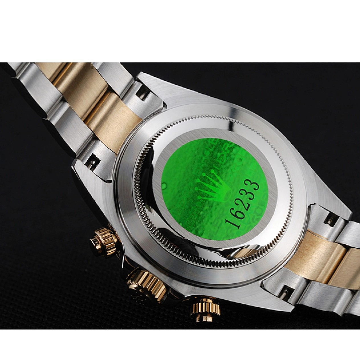 Aaa replica Bracelet Steel 1454246 Cosmograph Two Stainless Dial Blue Tone Daytona Rolex 0817